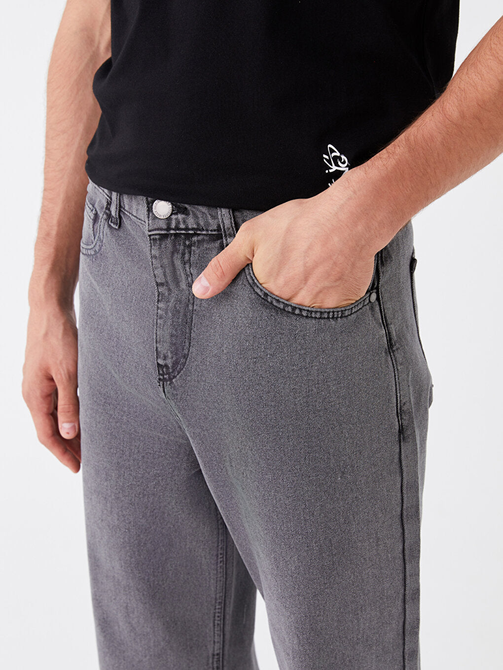 Baggy Fit Men's Jean Trousers