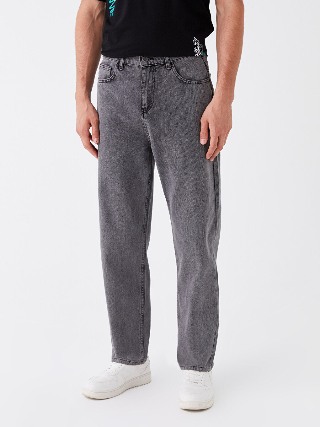 Baggy Fit Men's Jean Trousers