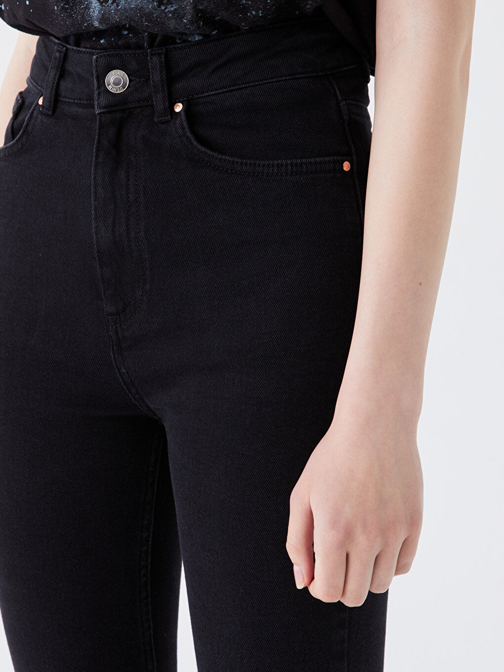 High Waist Slim Mom Fit Women's Jean Trousers