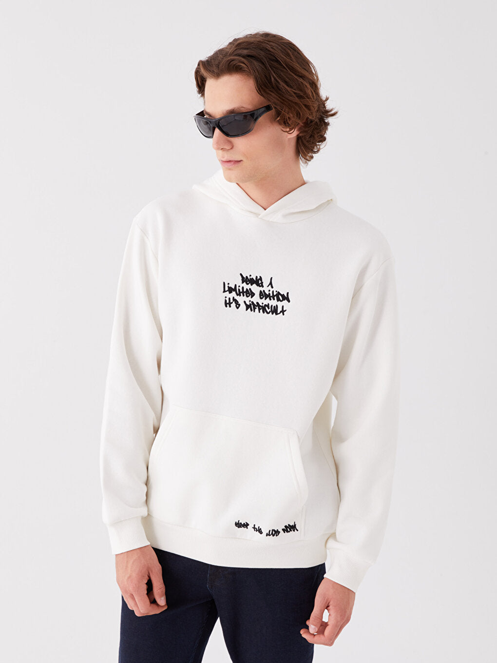 Long Sleeve Printed Men's Hoodie