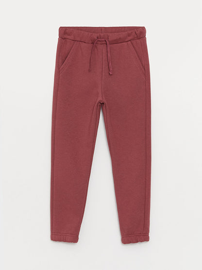 Basic Boy's Jogger Sweatpants with Elastic Waist