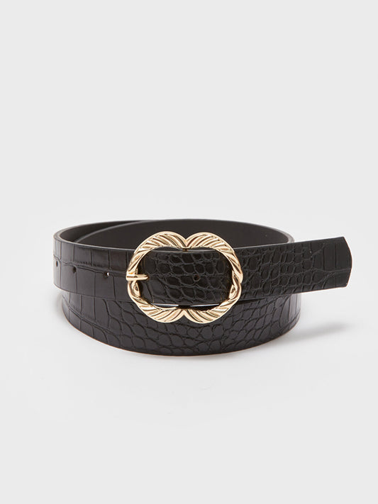 Leather Look Women's Belt