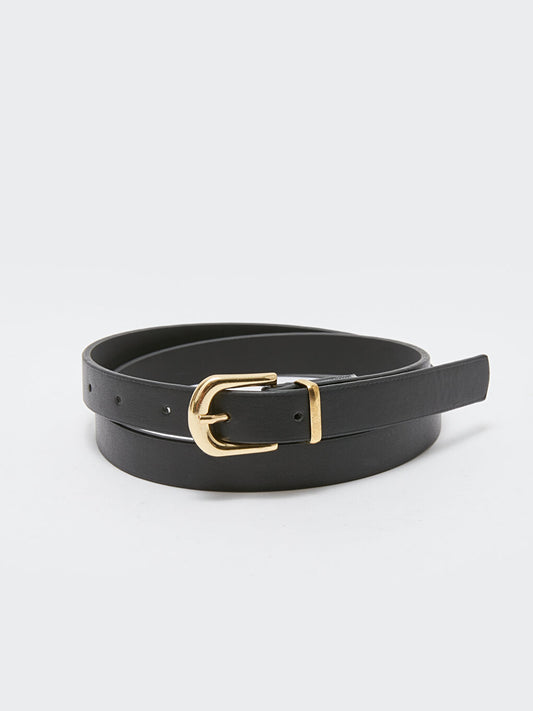 Leather Look Women's Belt