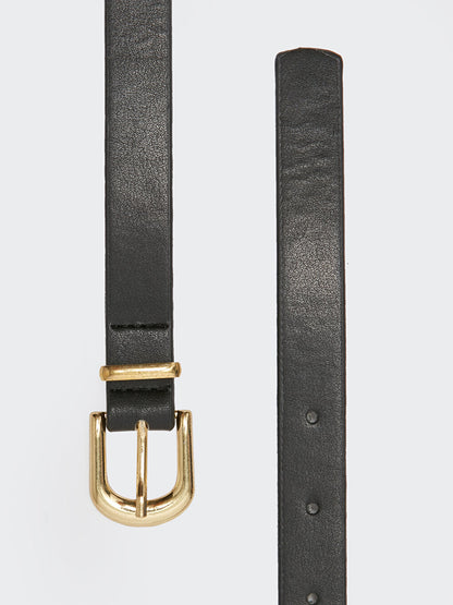 Leather Look Women's Belt