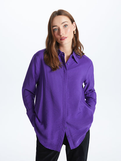 Plain Long Sleeve Women's Shirt