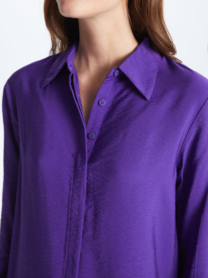 Plain Long Sleeve Women's Shirt