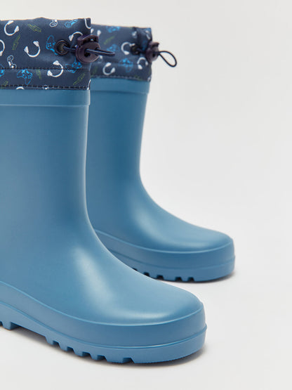 Printed Boy's Rain Boots