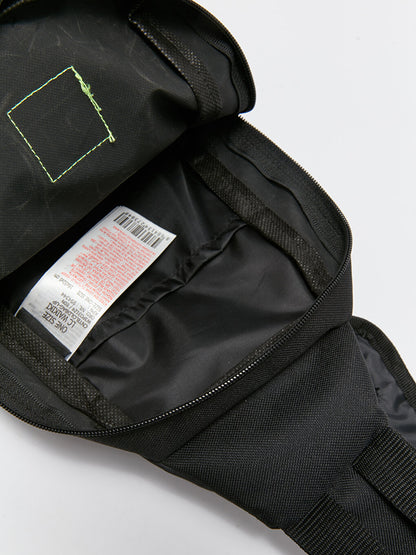 Boy's Chest Bag with Label Detail