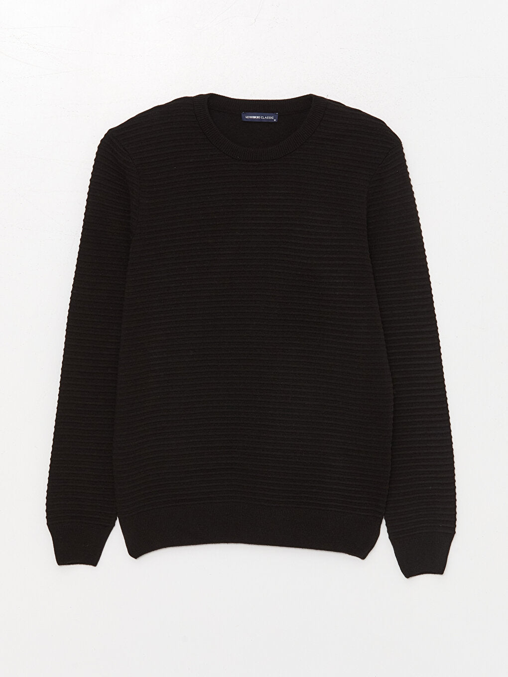 Crew Neck Long Sleeve Men's Knitwear Sweater