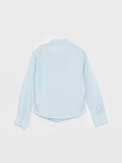 Plain Long Sleeve Women's Shirt