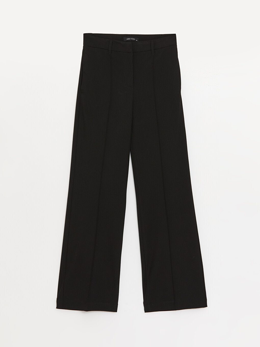 Standard Fit Straight Wide Leg Women's Trousers