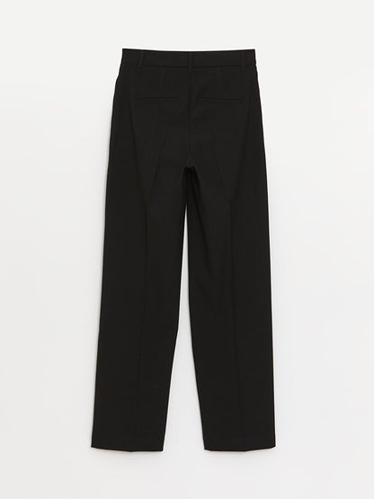 Standard Fit Straight Wide Leg Women's Trousers