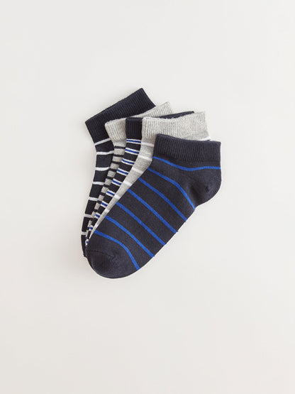 Striped Boy's Booties Socks 5-pack