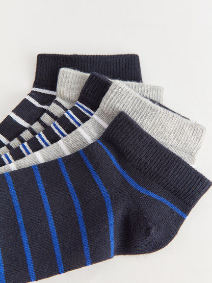 Striped Boy's Booties Socks 5-pack