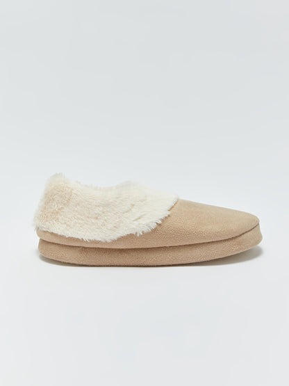 Front Closed Suede Women's Home Slippers