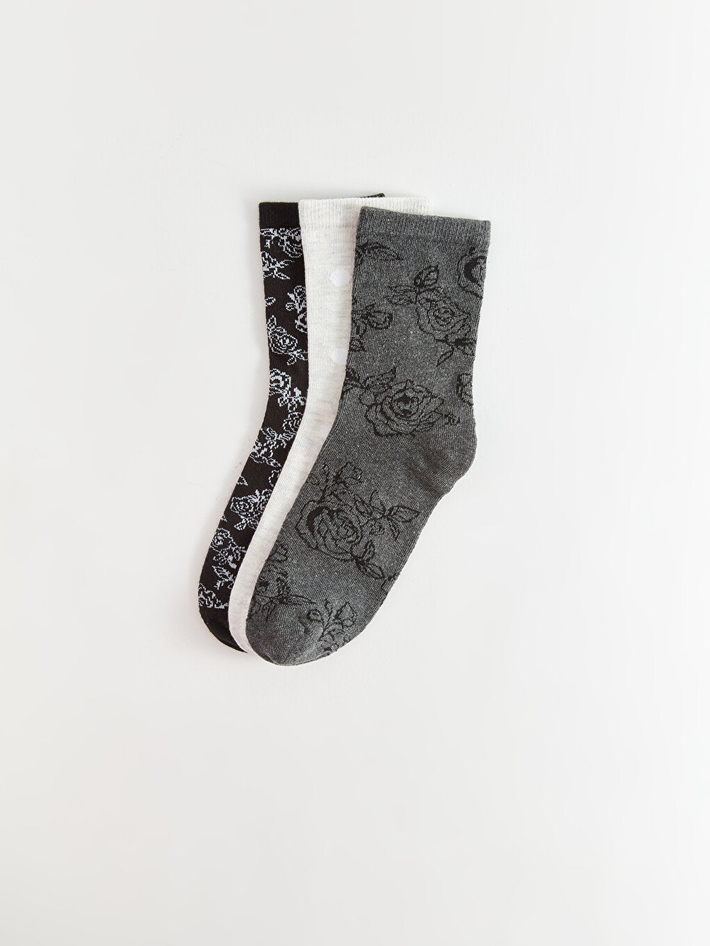 Patterned Women's Socks 3 Pack