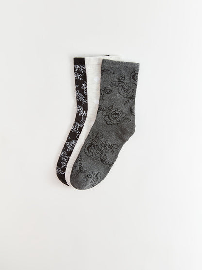 Patterned Women's Socks 3 Pack