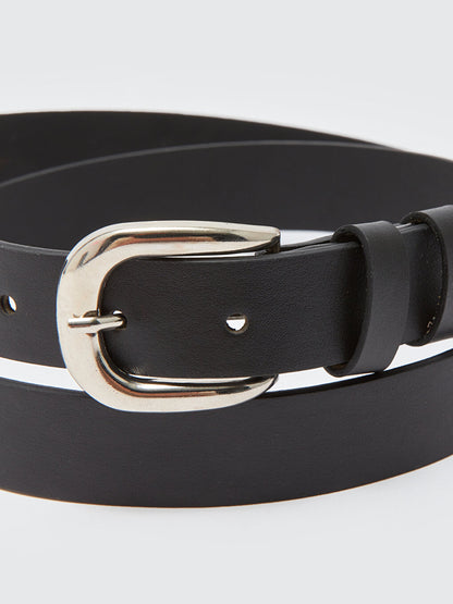 Leather Look Women's Belt