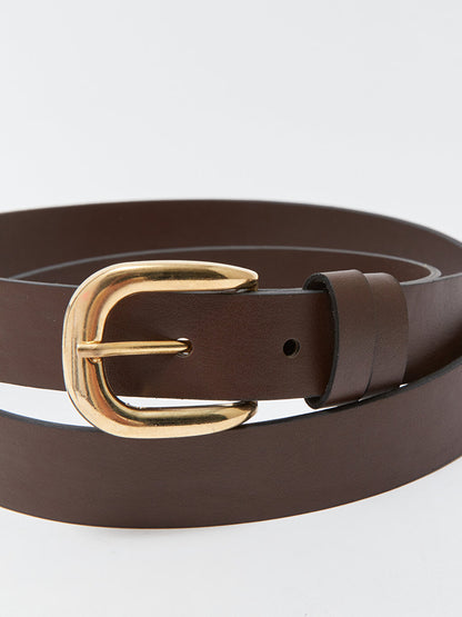 Leather Look Women's Belt