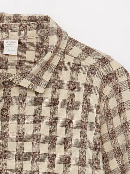 Plaid Long Sleeve Boys' Shirt