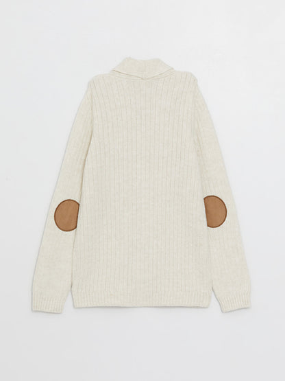 Shawl Collar Boy's Knitwear Cardigan