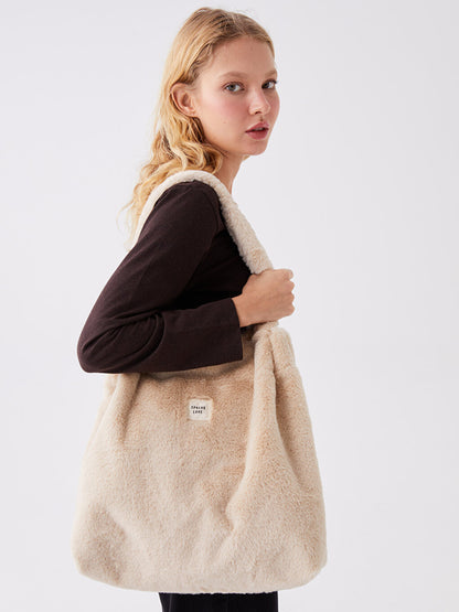 Women's Plush Shoulder Bag