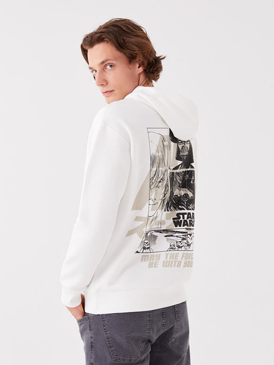 Long Sleeve Printed Men's Hoodie