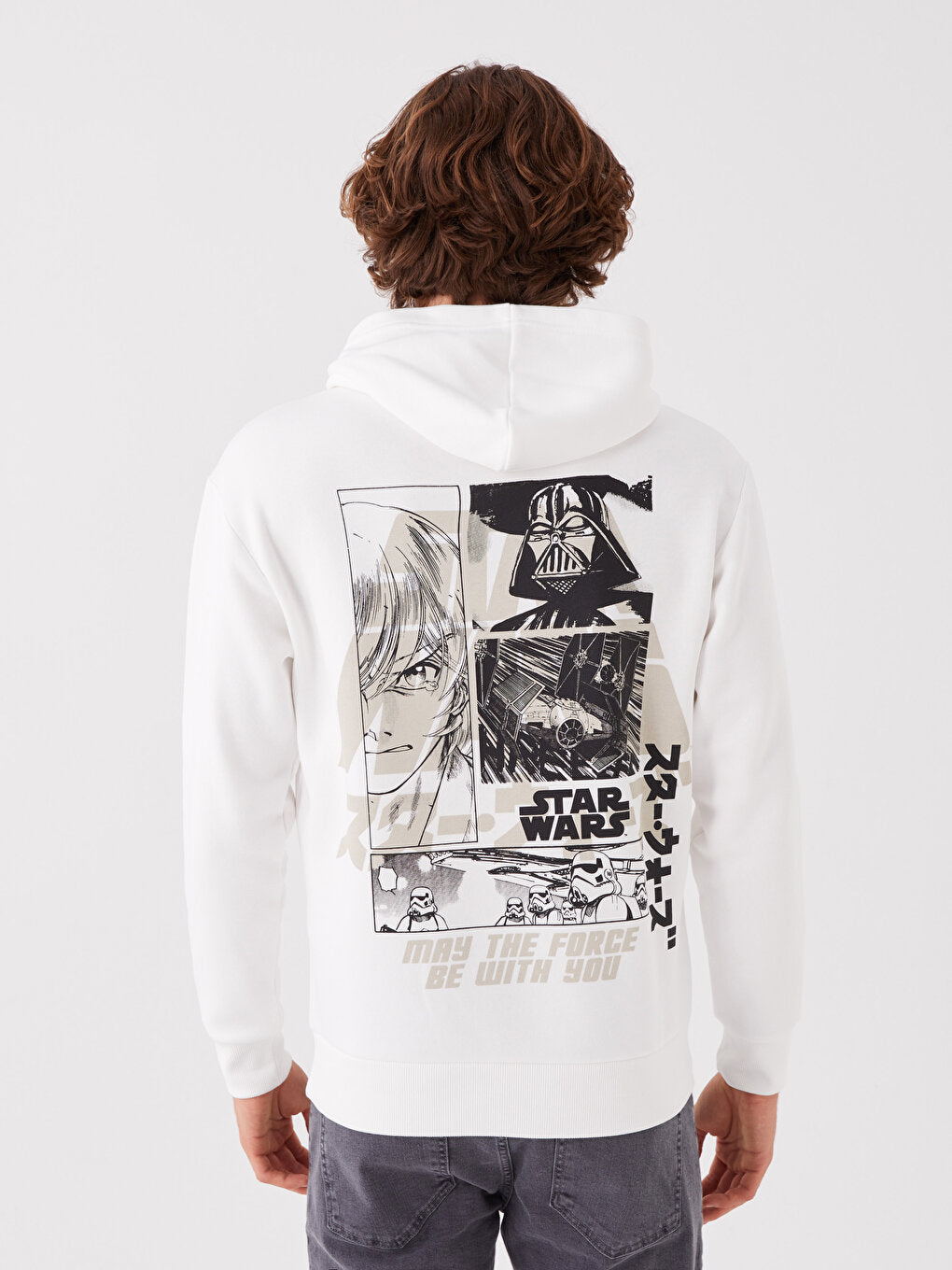 Long Sleeve Printed Men's Hoodie