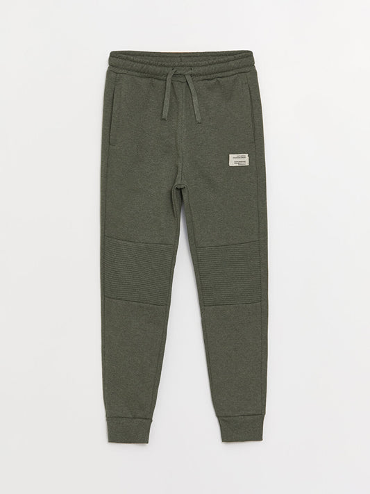 Basic Boy's Jogger Sweatpants with Elastic Waist