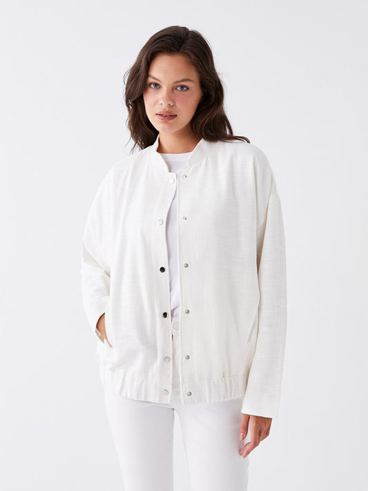 Women's College Collar Straight Jacket