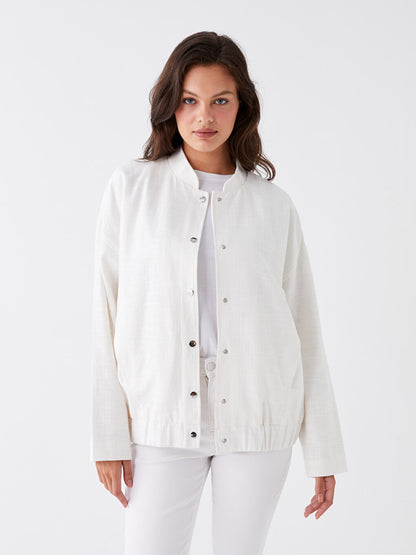 Women's College Collar Straight Jacket