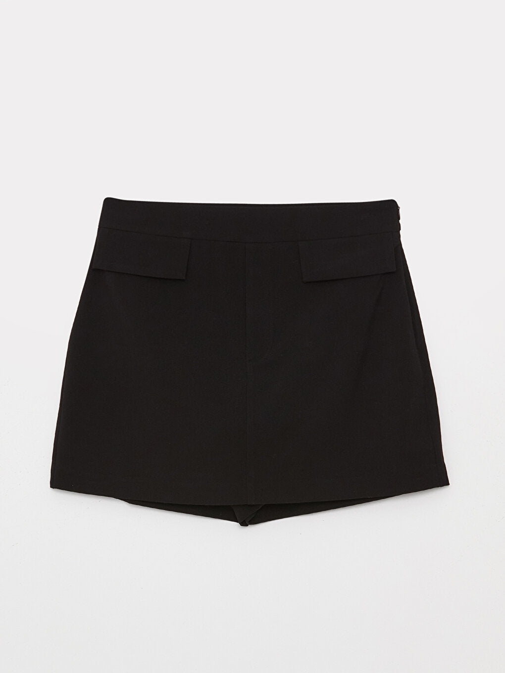 Women's Waist Zippered Straight Shorts Skirt