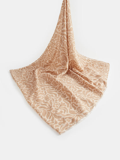 Cotton Patterned Women's Shawl