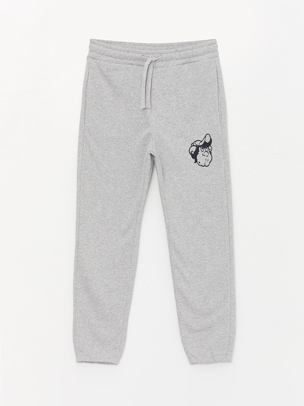 Printed Boys' Jogger Sweatpants with Elastic Waist