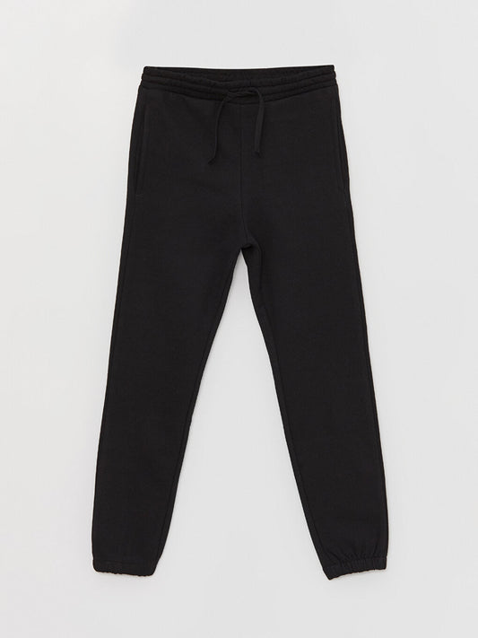 Basic Boy's Jogger Sweatpants with Elastic Waist