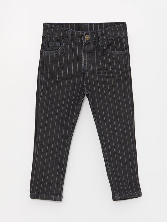 Baby Boy Jean Trousers with Elastic Waist