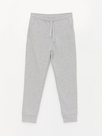 Basic Boy's Jogger Sweatpants with Elastic Waist