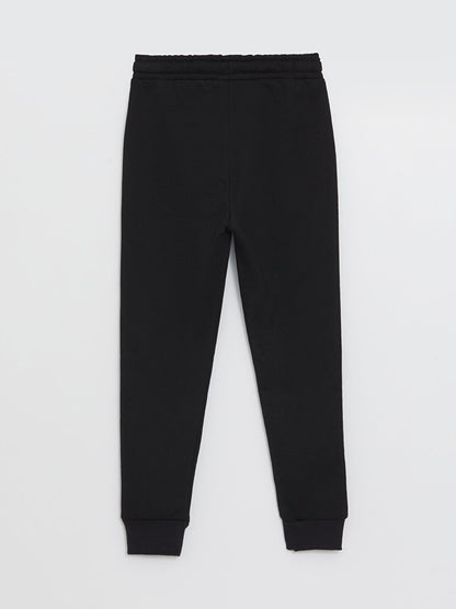 Basic Boy's Jogger Sweatpants with Elastic Waist