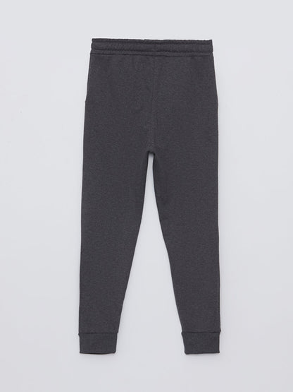 Basic Boy's Jogger Sweatpants with Elastic Waist