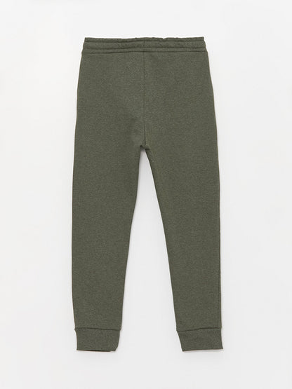 Printed Boys' Jogger Sweatpants with Elastic Waist