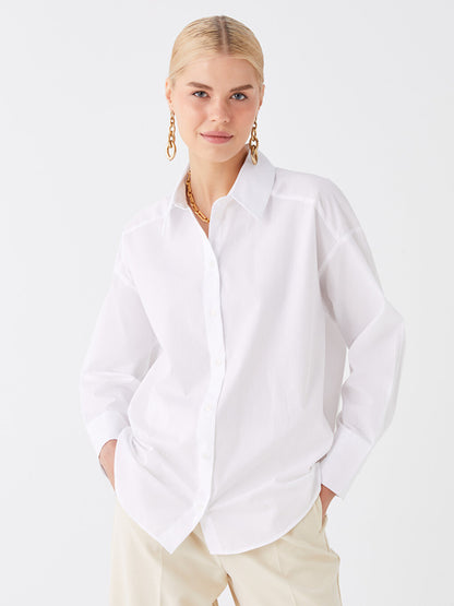 Plain Long Sleeve Women's Shirt