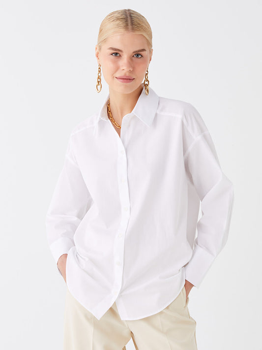 Plain Long Sleeve Women's Shirt