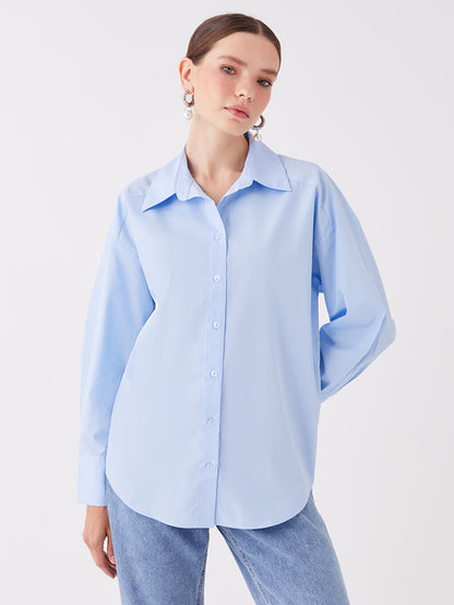 Plain Long Sleeve Women's Shirt