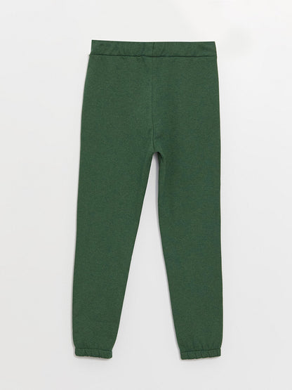 Printed Boys' Jogger Sweatpants with Elastic Waist