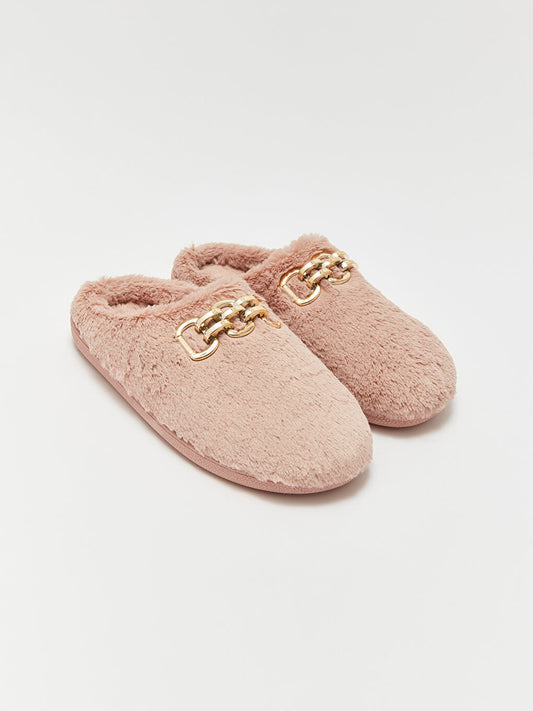 Women Plush House Slippers