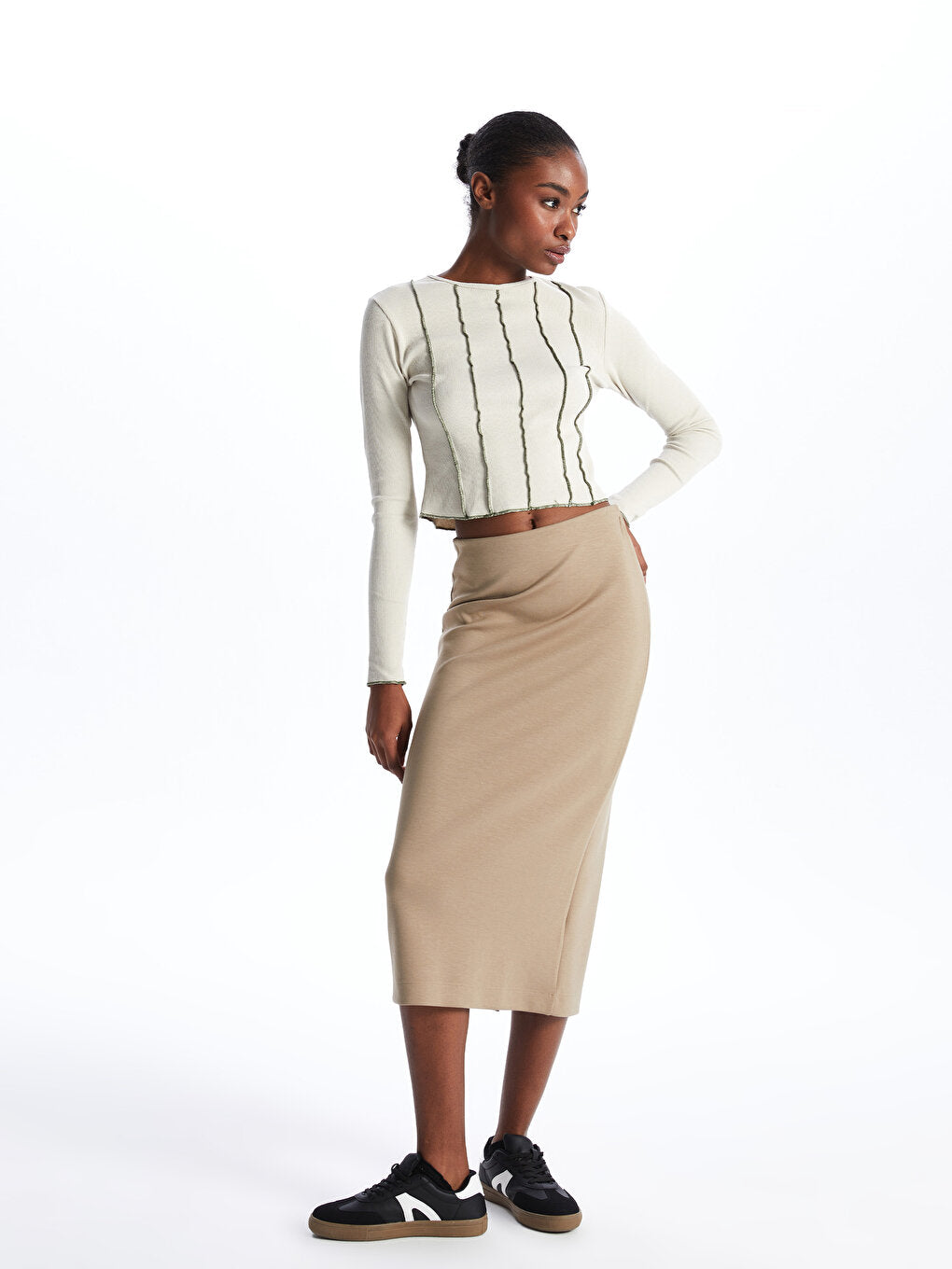 Women's Slim Fit Straight Skirt