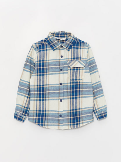 Plaid Long Sleeve Boys' Shirt