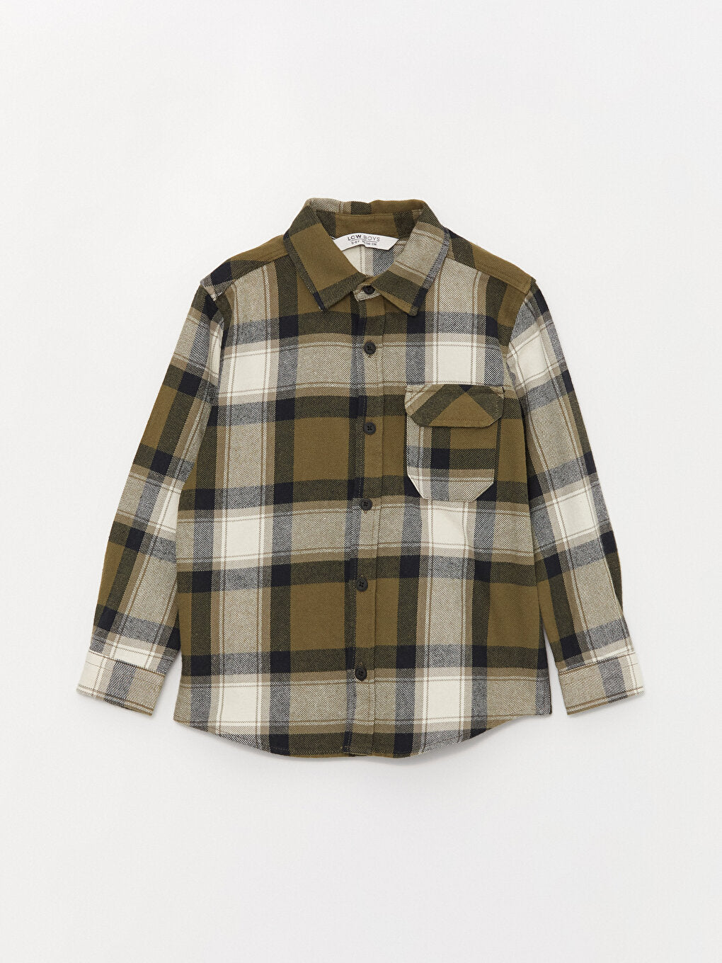 Plaid Long Sleeve Boys' Shirt