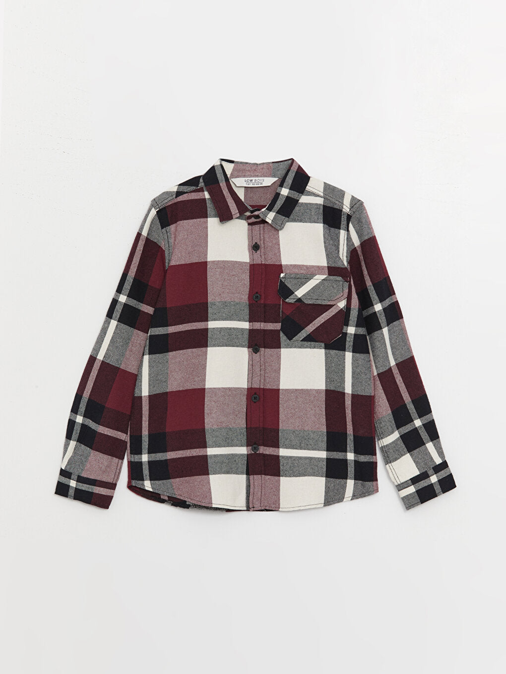 Plaid Long Sleeve Boys' Shirt