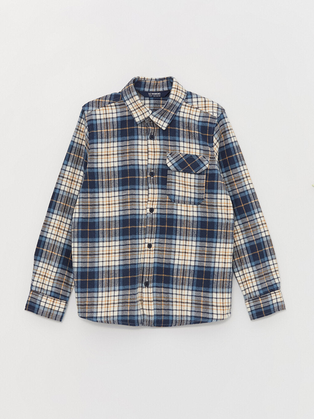 Plaid Long Sleeve Boys' Shirt